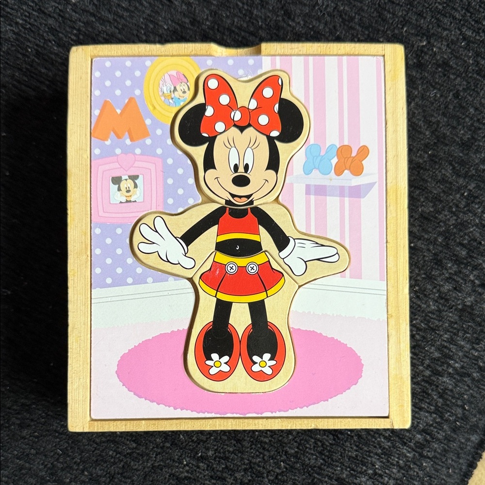 Disney's Minnie Mouse Mix & Match Dress-Up Wooden Toy by Melissa & Doug